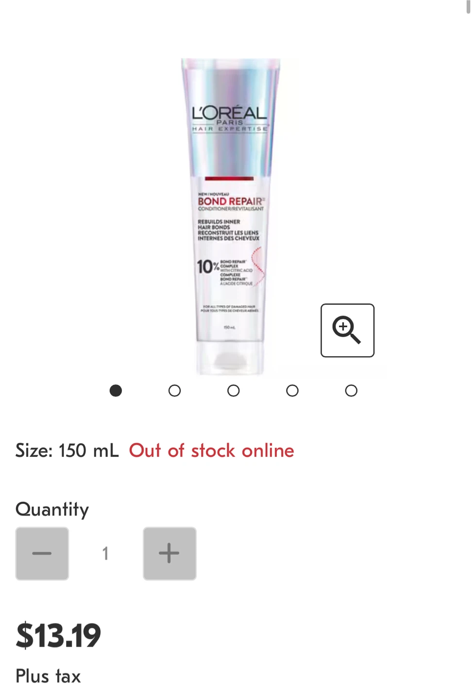 L'Oreal Paris Bond Repair Conditioner 150ml - photo 2