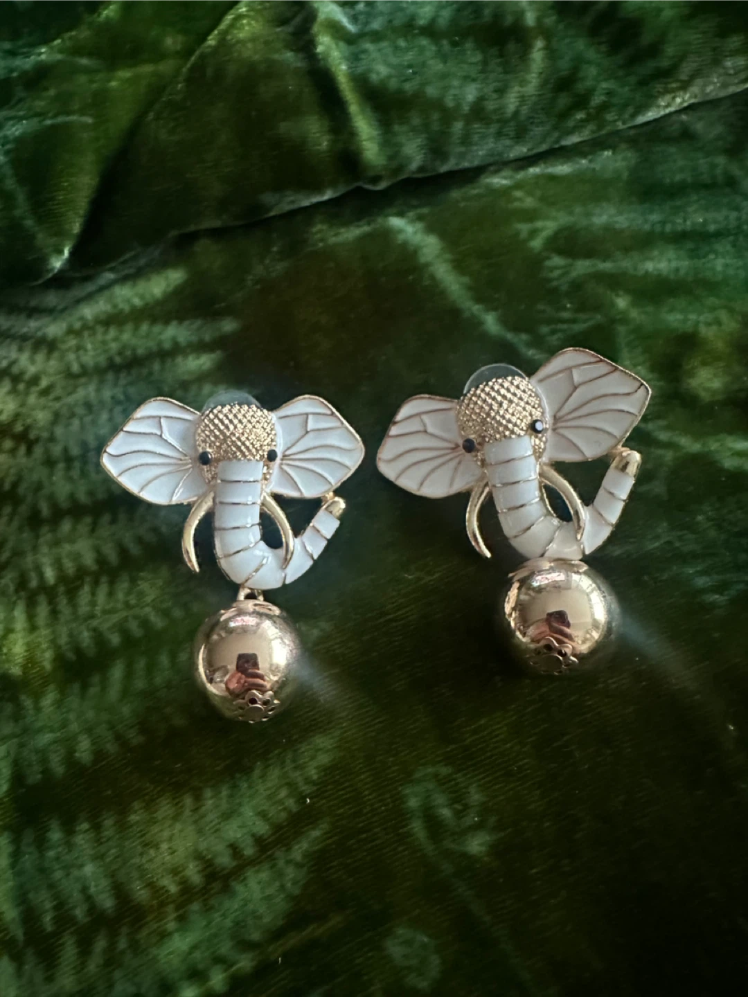 Elephant Dangle Earrings