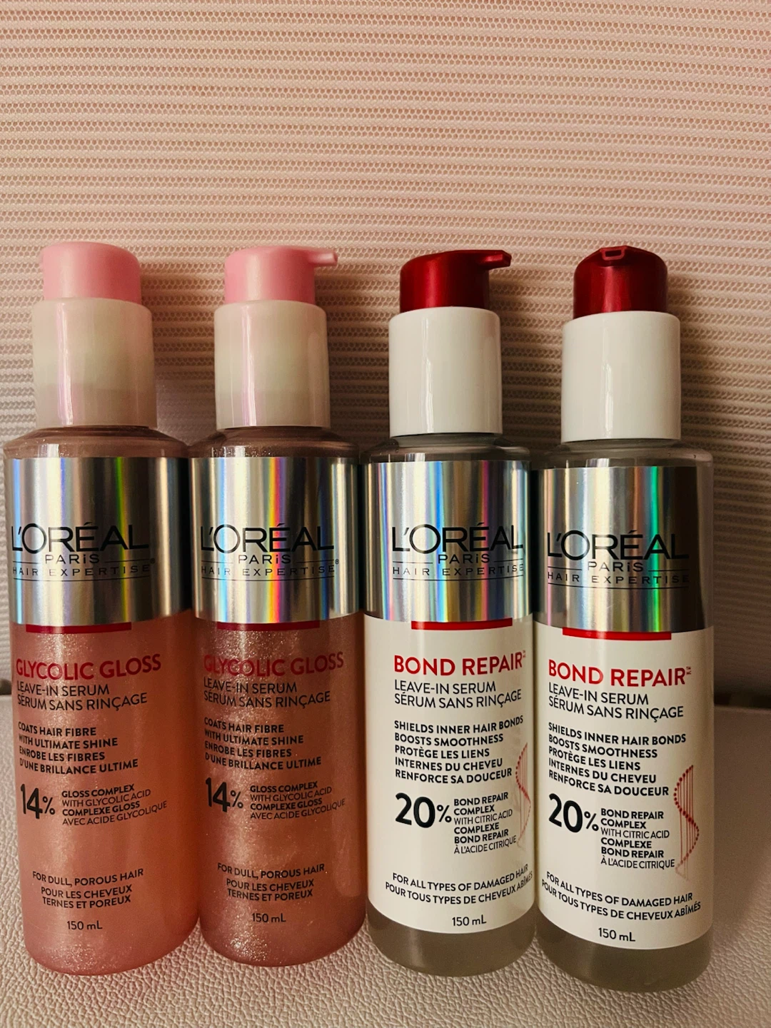 L'Oreal Paris Hair Expertise Leave-In Serums each