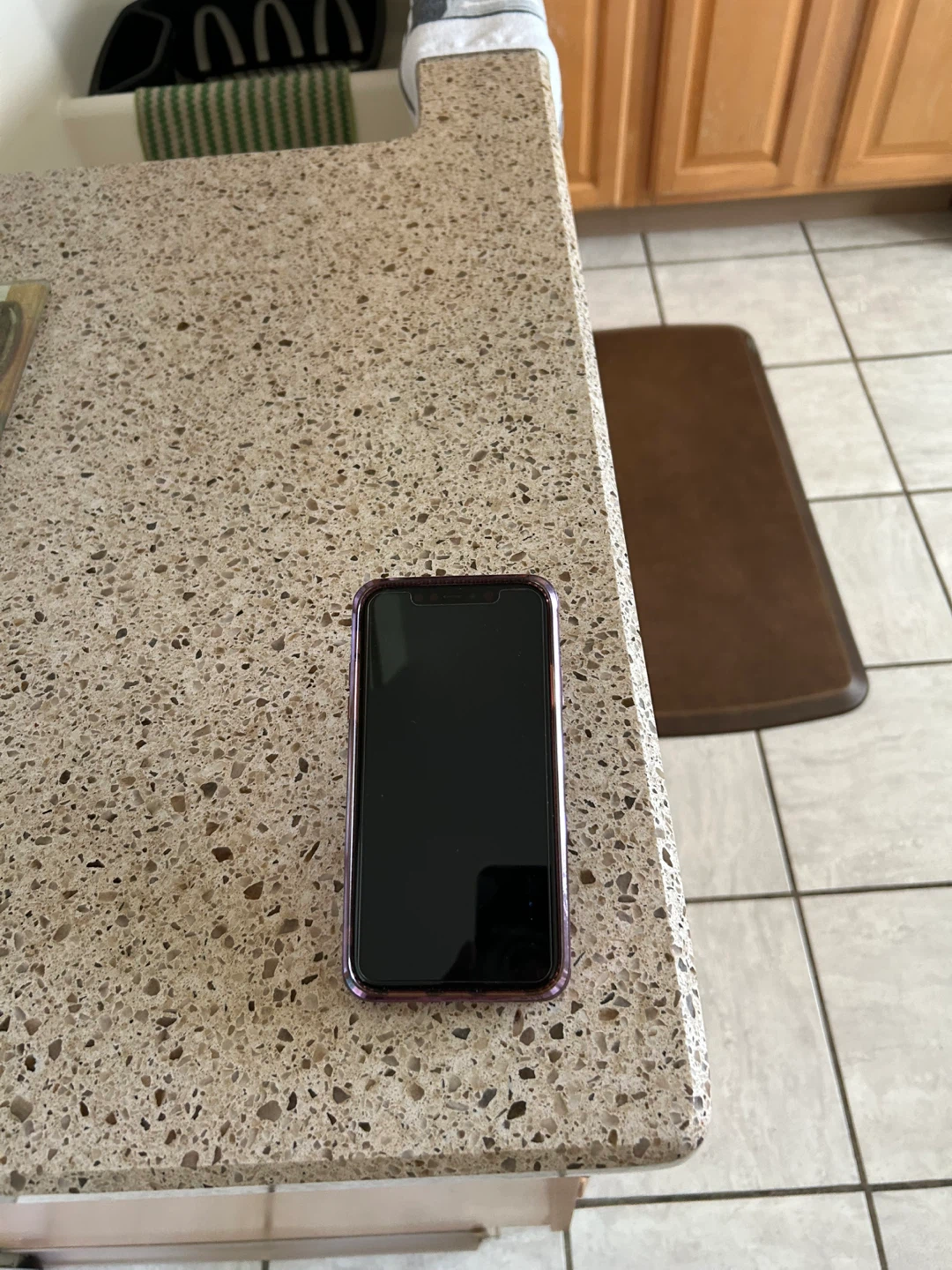 Pink Glitter iPhone 11 Case with Ring Stand