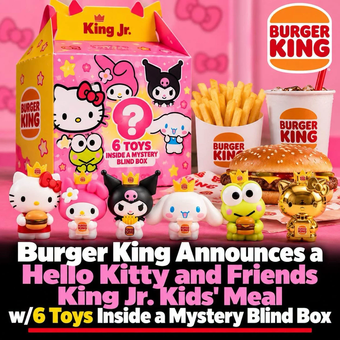 New RARE GOLD Hello Kitty x Burger King character - photo 5