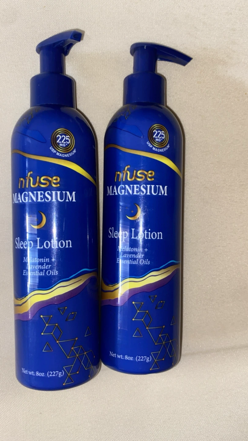 2 Bottles of nfuse Magnesium Sleep Lotion