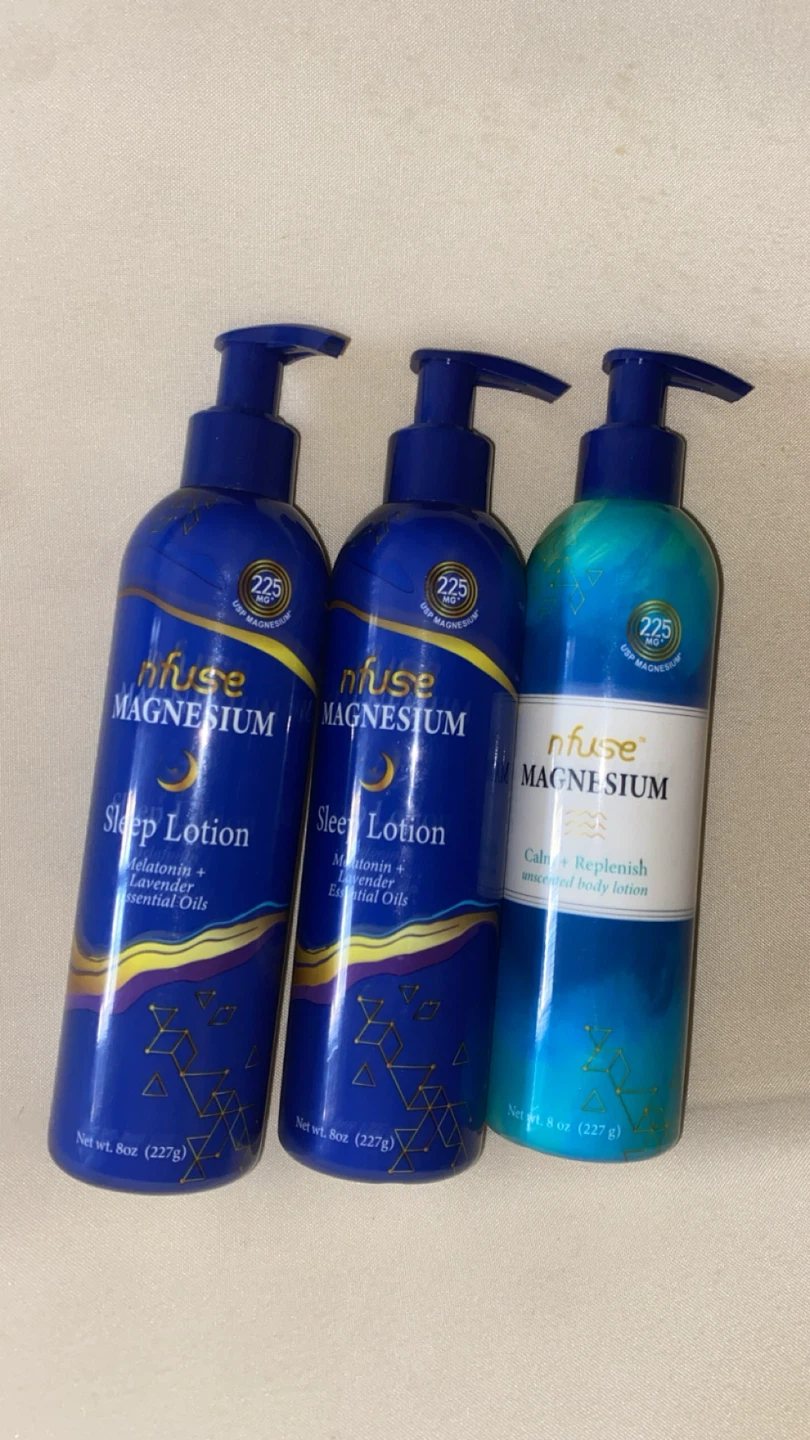 Set of 3 nfuse Magnesium Lotions