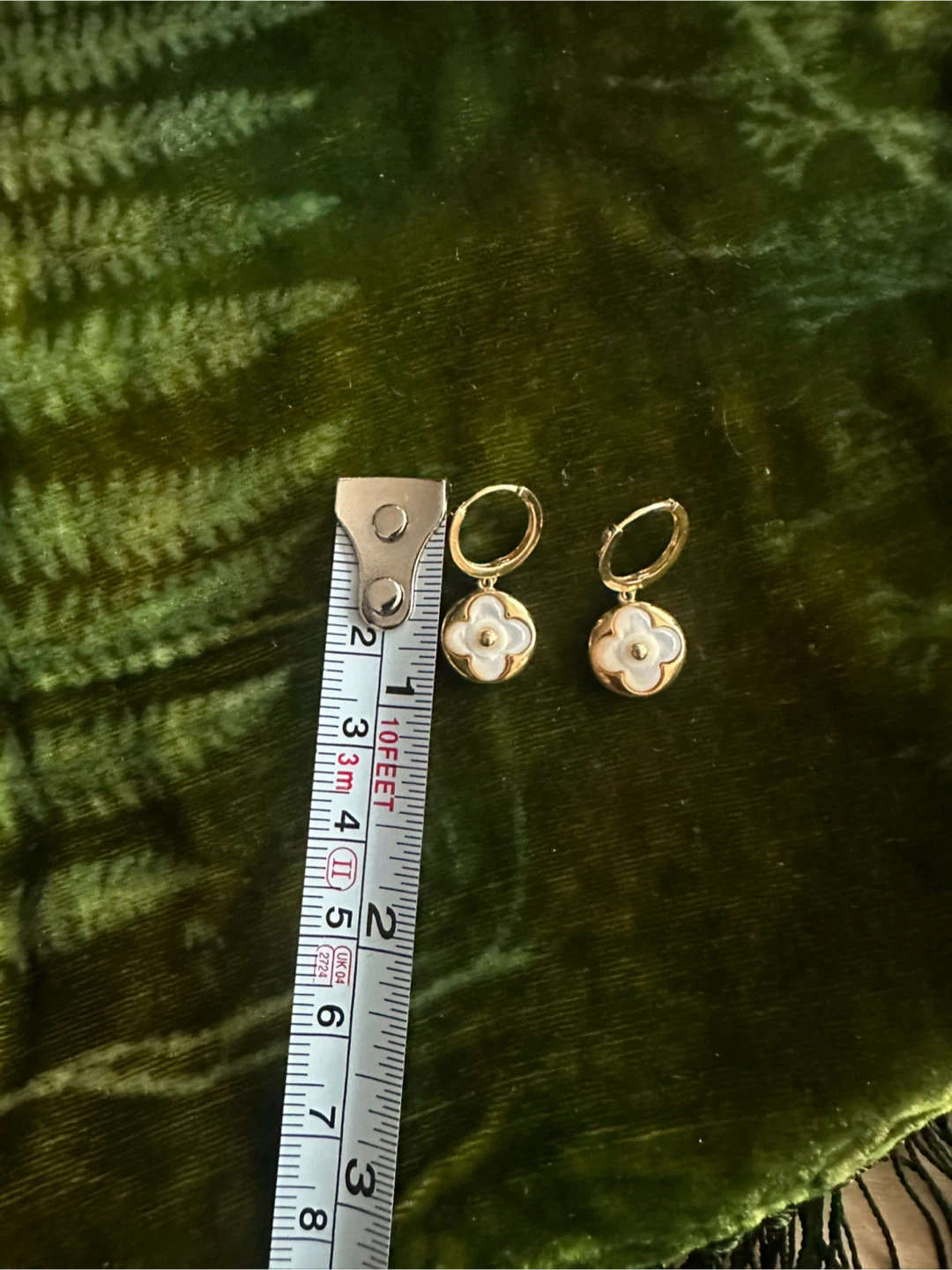 EHC 925 Silver Flower Hoop Earrings - photo 5