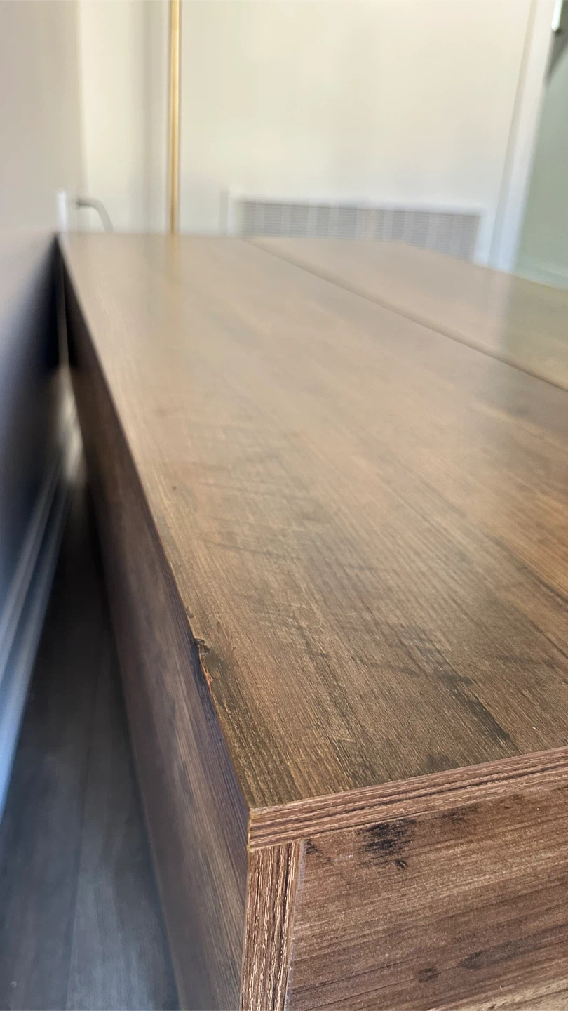 Wood-Finish Coffee Table (assembled) - photo 3