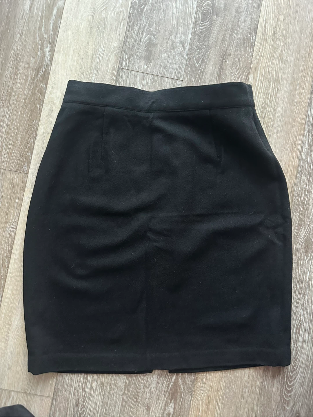 Vintage United Colors of Benetton Black Wool Skirt
