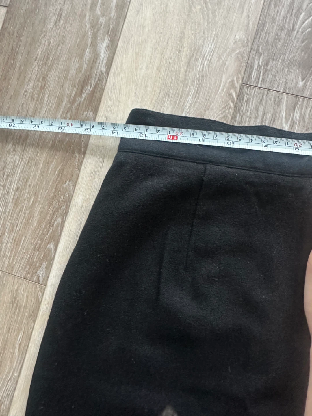 Vintage United Colors of Benetton Black Wool Skirt - photo 5