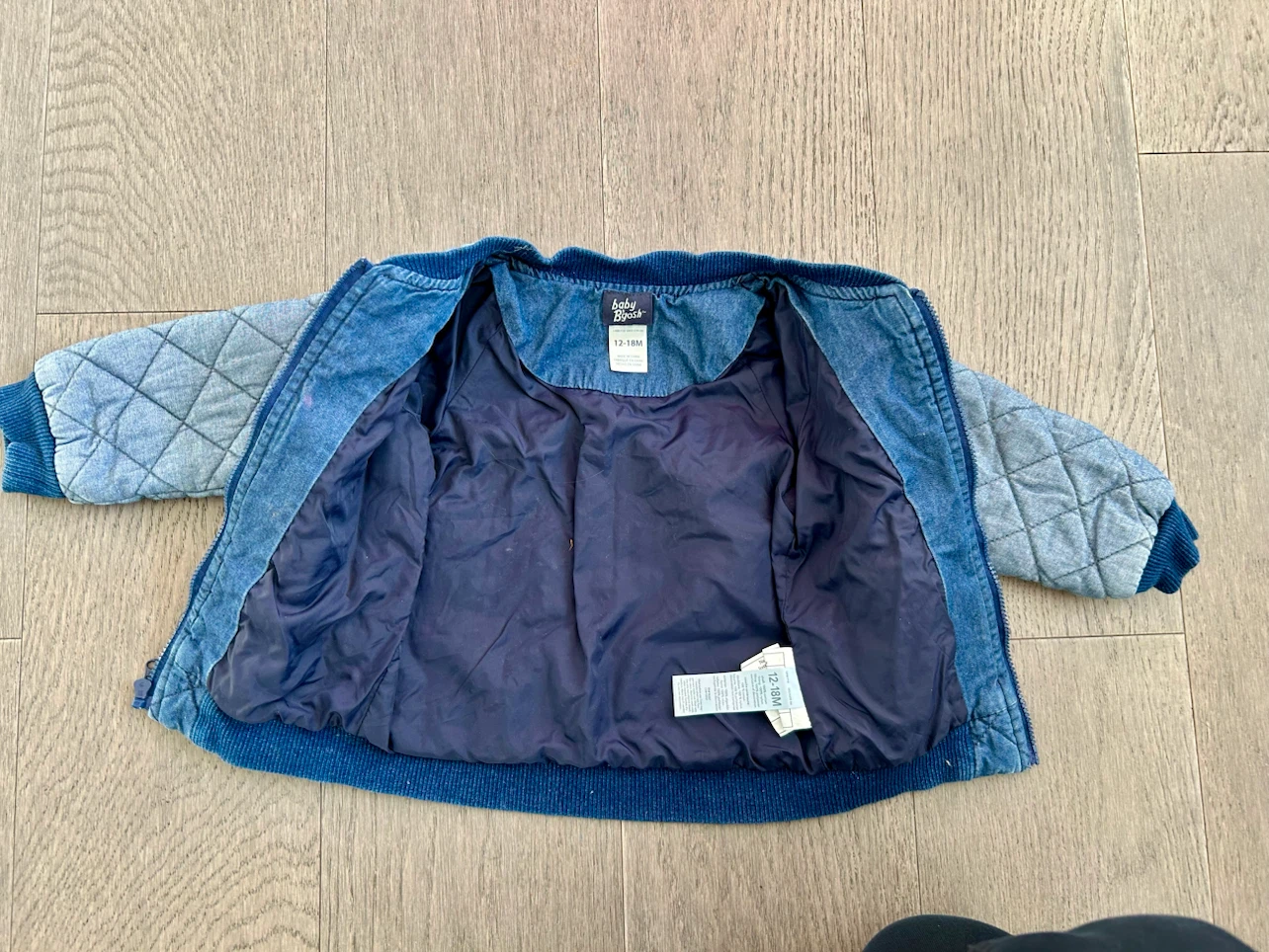 Quilted Denim Baby B’gosh Jacket, 12-18 months (Brampton) - photo 3