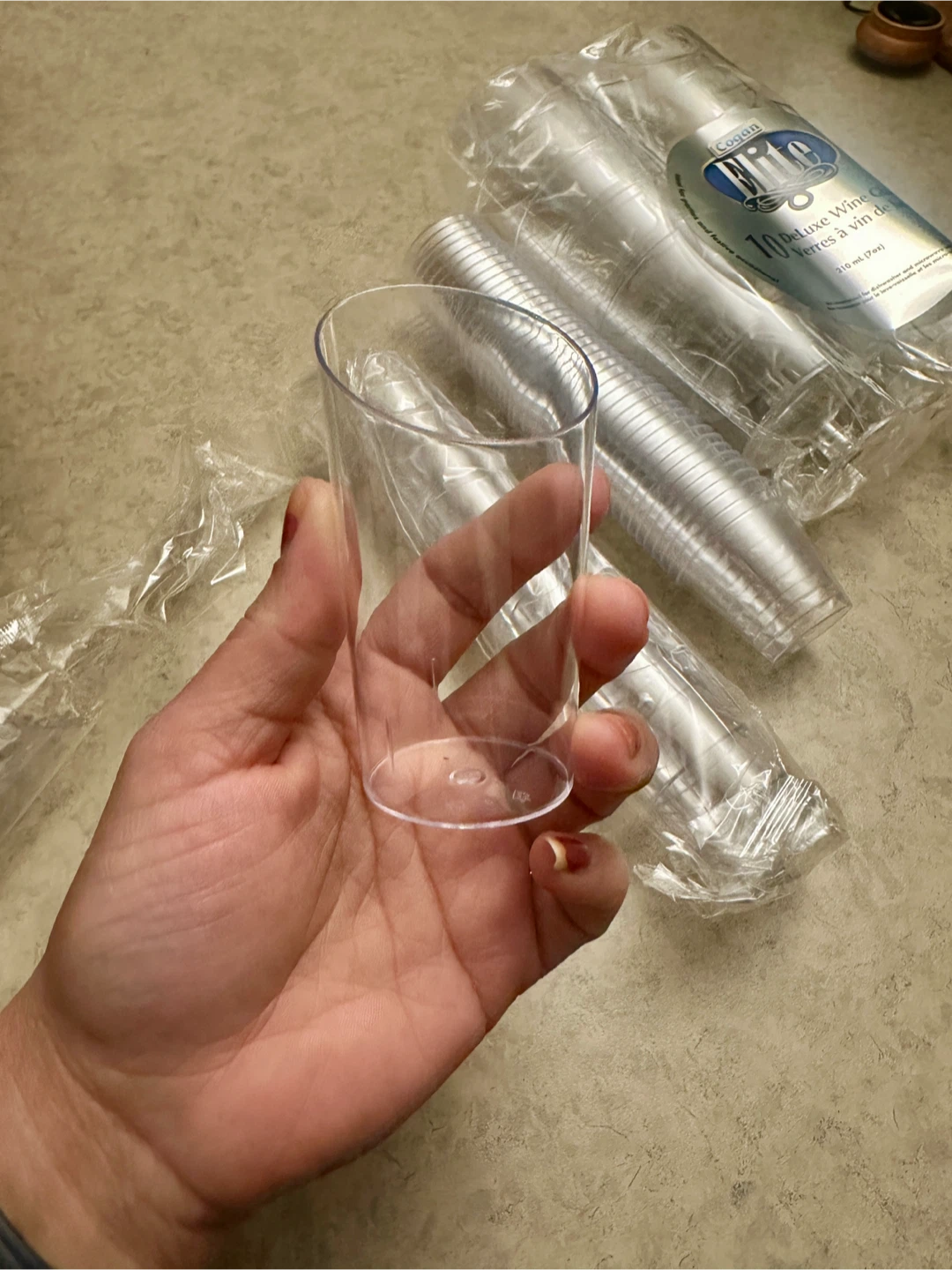Cogan Elite Deluxe Plastic Wine Glasses 210ml - photo 4
