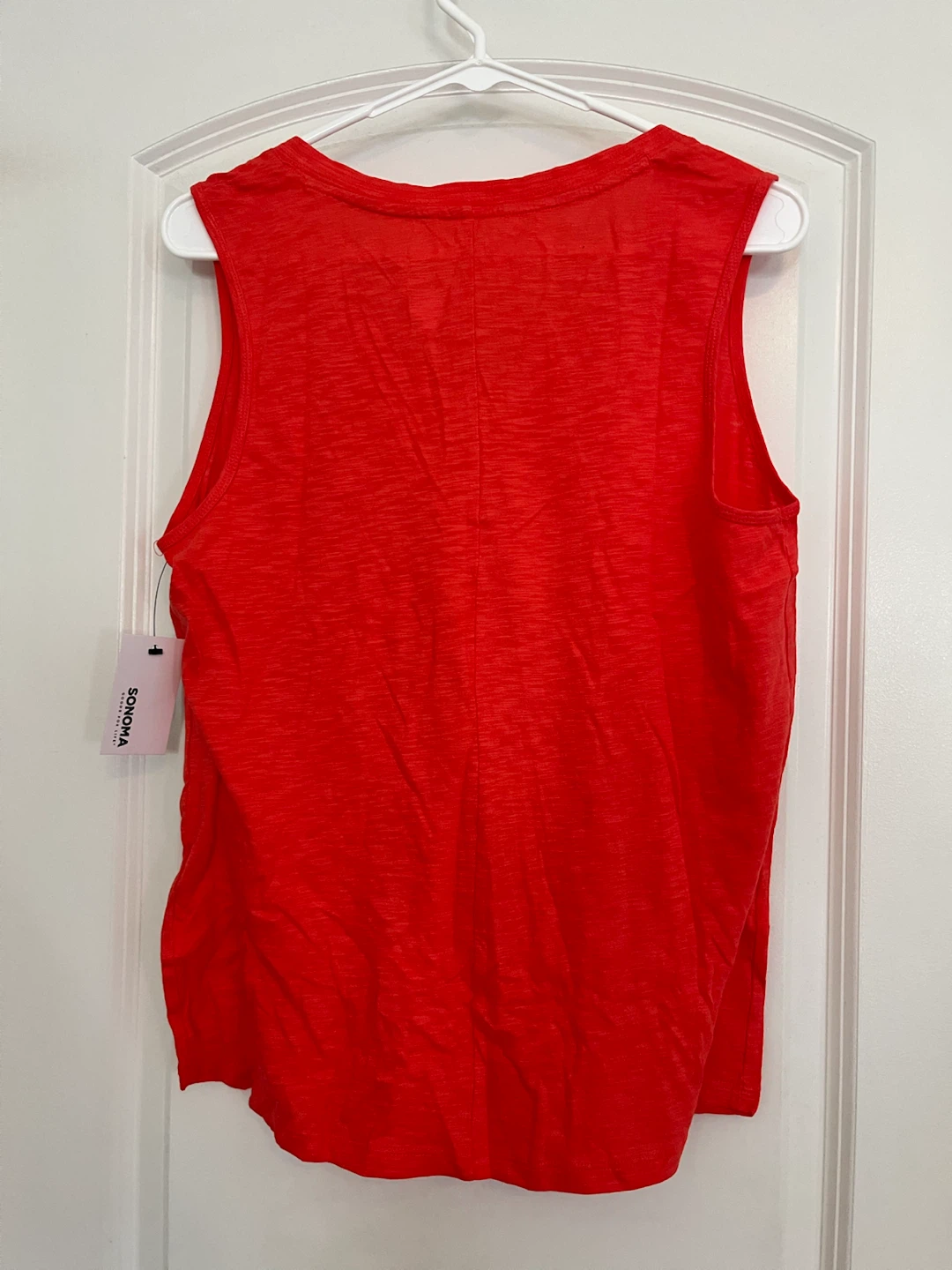 New Sonoma Red Sleeveless Tank Top Medium - photo 4
