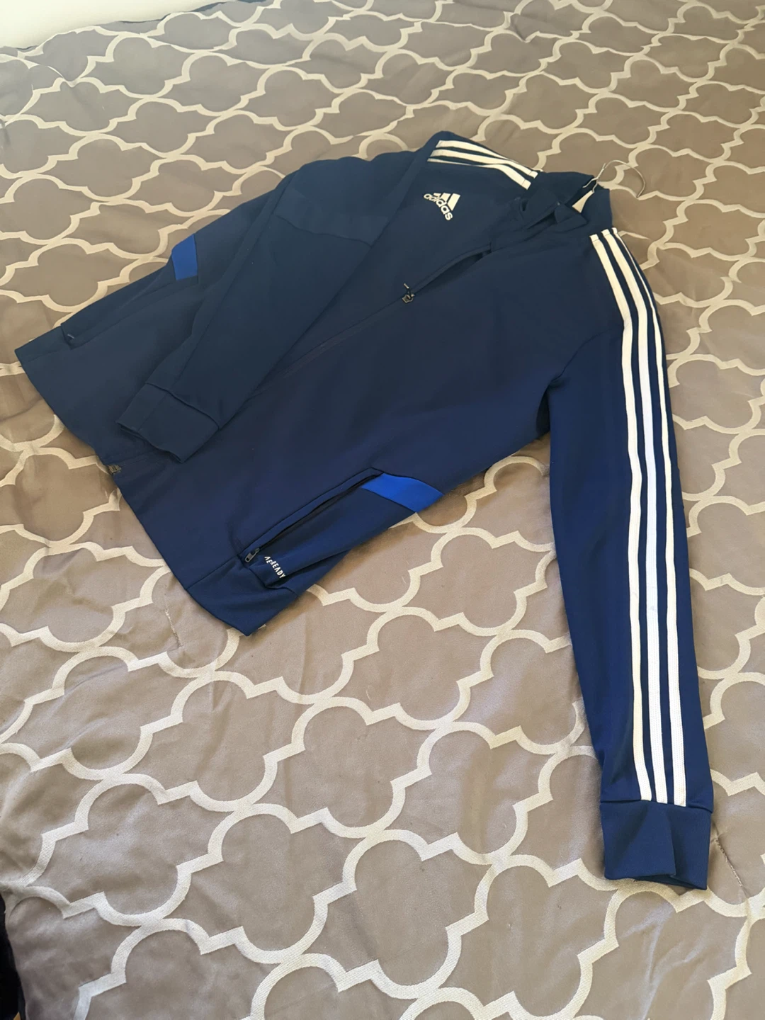 Adidas Navy Blue Track Jacket Youth XL - photo 4