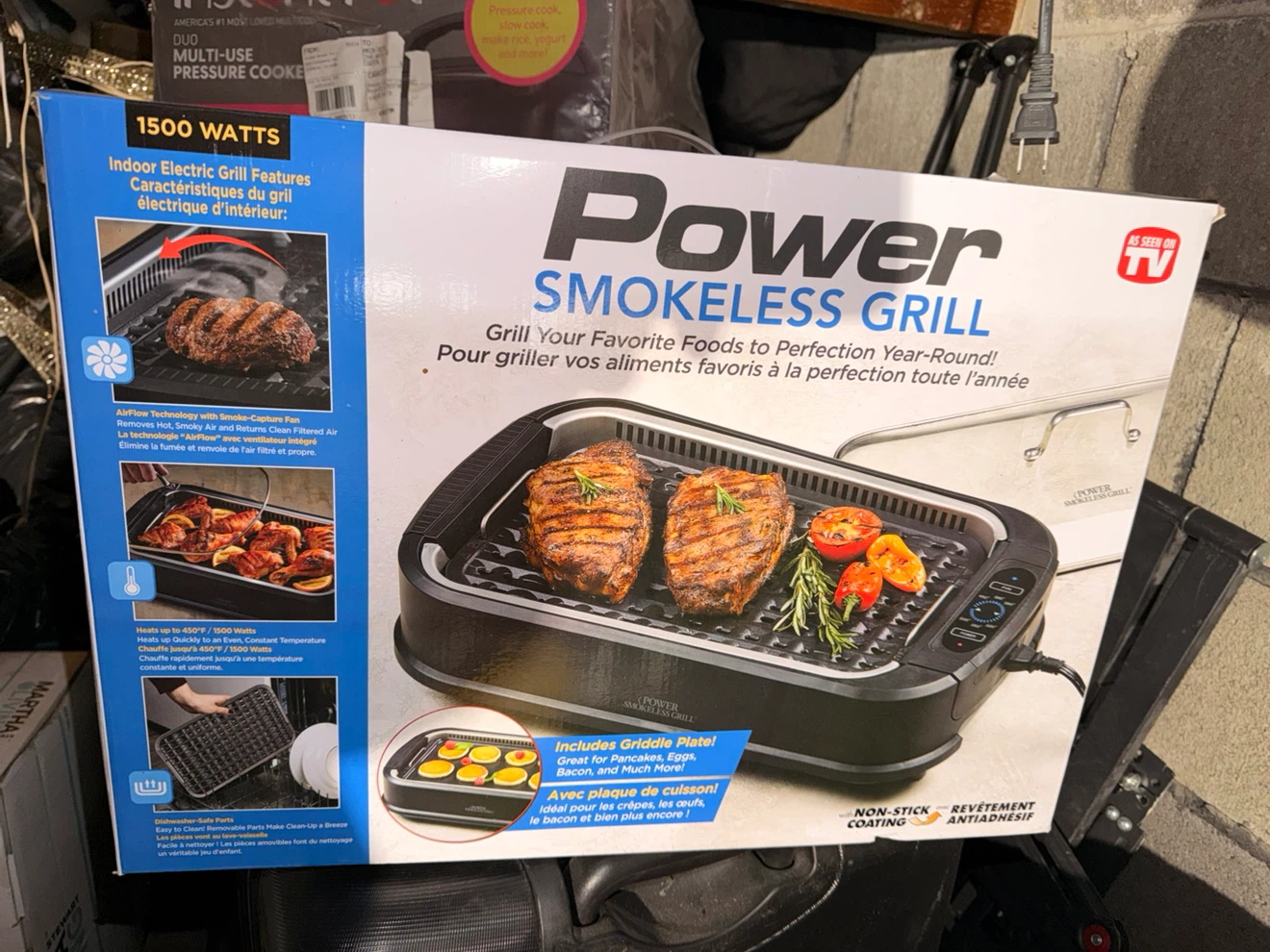 Power Smokeless Grill 1500 Watts