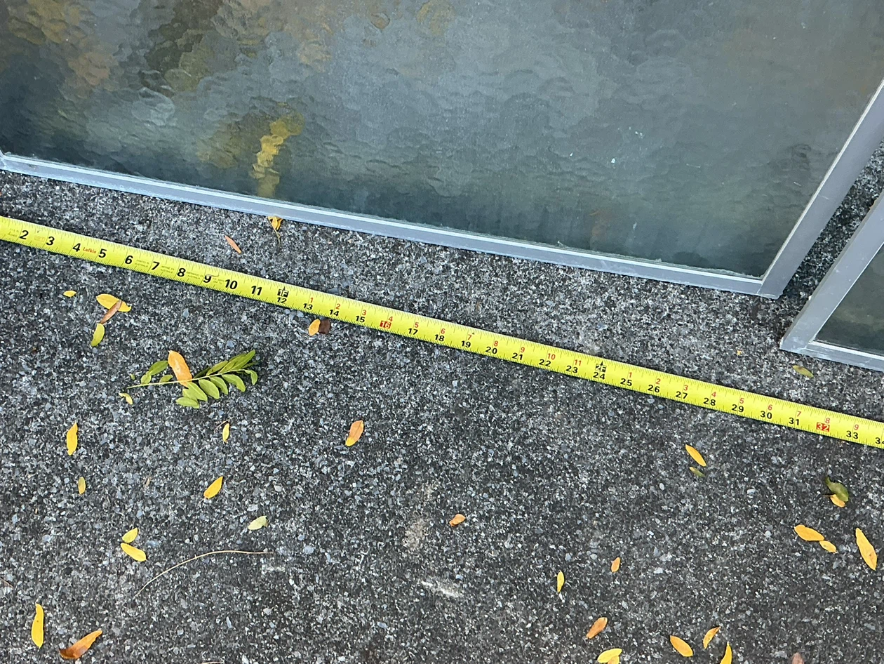 Two Sliding Shower Textured Glass Panels with Metal Frames - photo 2