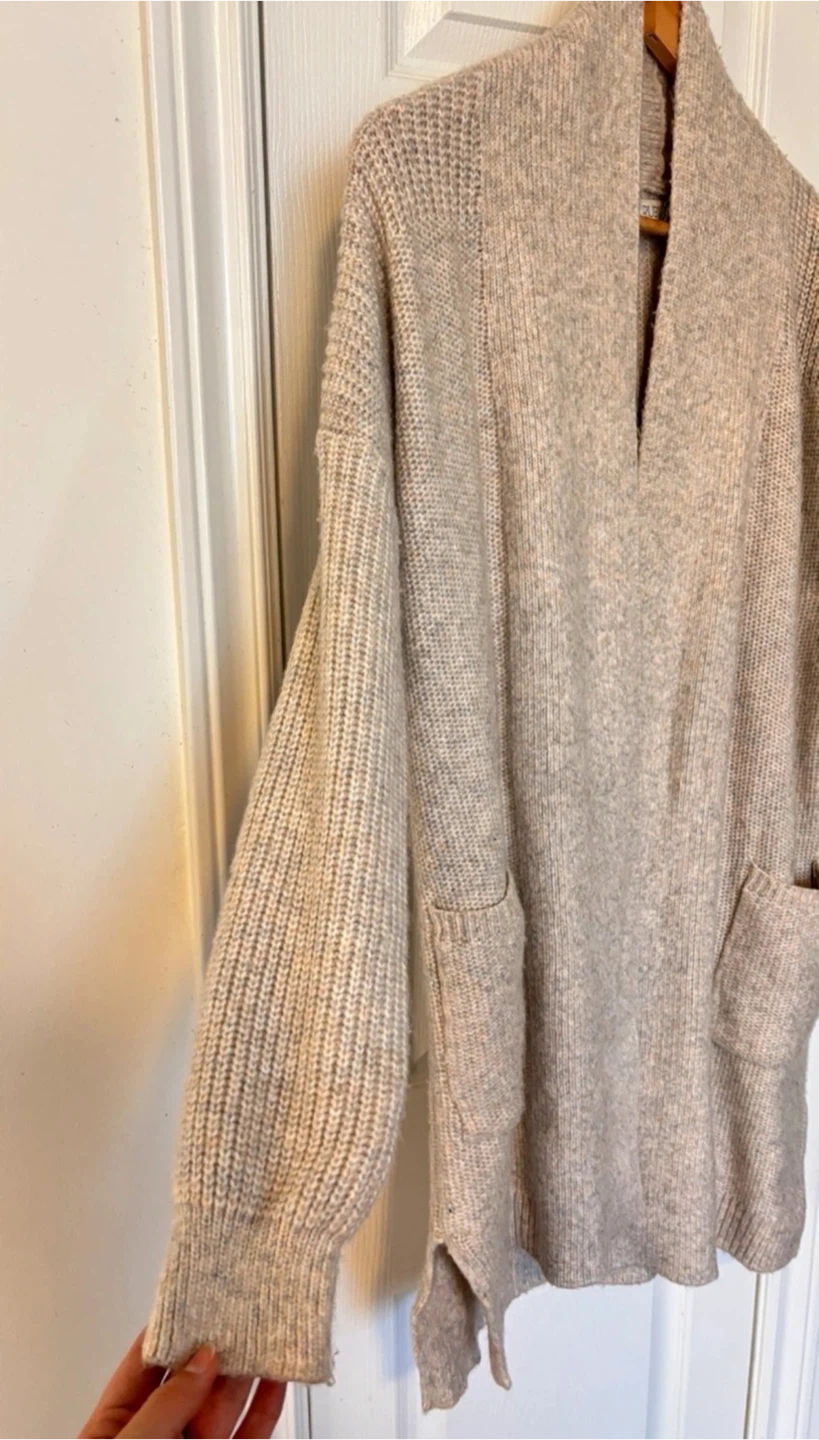 Beige Knit Cardigan - photo 2
