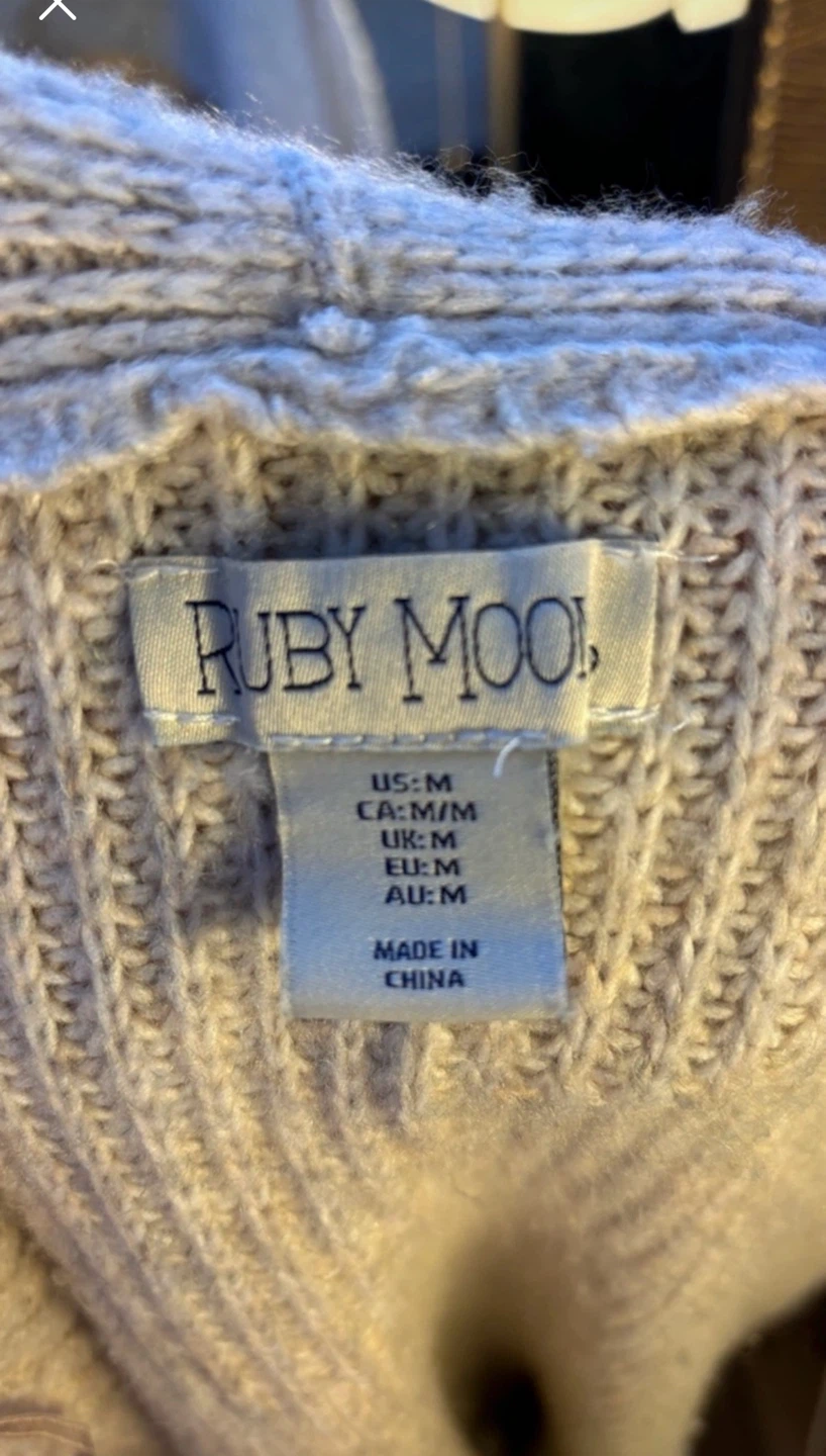 Beige Knit Cardigan - photo 3