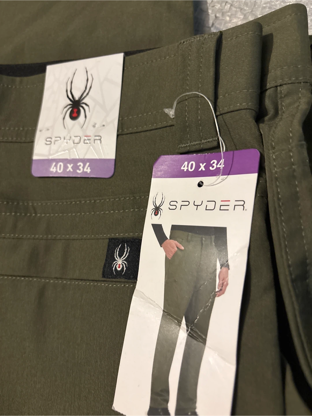 Two Pairs of Men's Trek Pants - Tilley and Spyder - photo 2