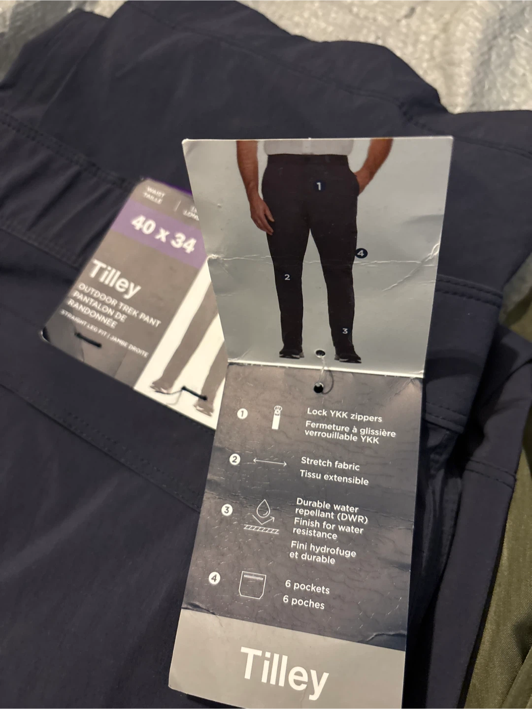 Two Pairs of Men's Trek Pants - Tilley and Spyder - photo 5