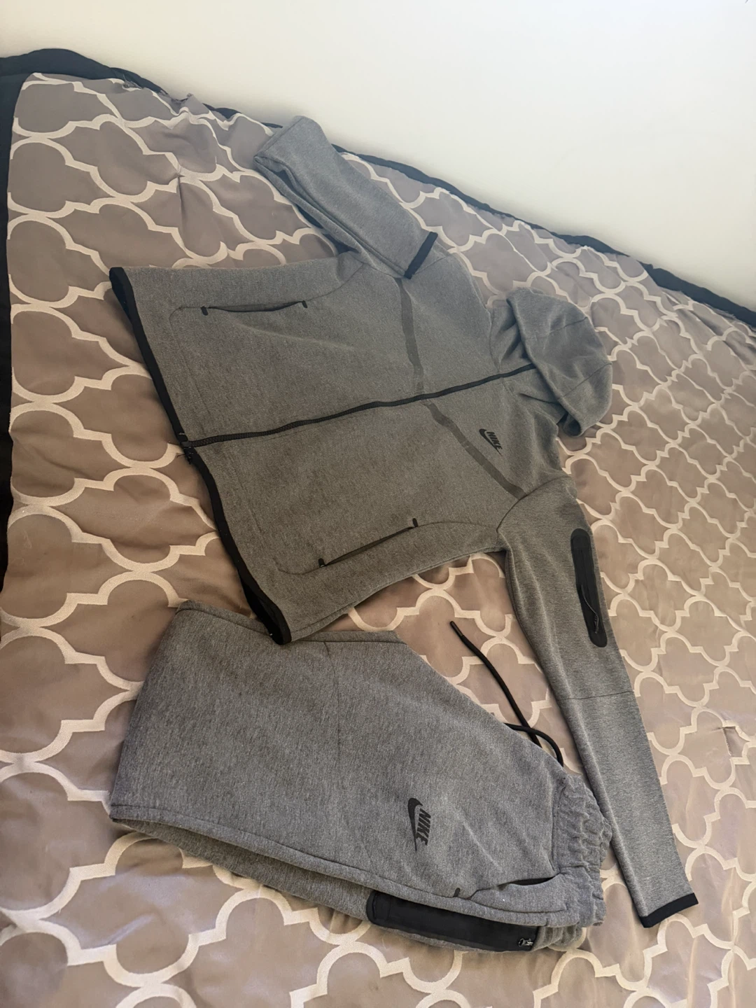 Nike Tech Fleece Tracksuit Grey - photo 3