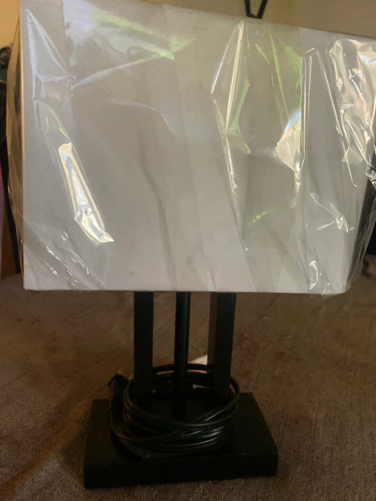 Modern black table lamp - photo 2