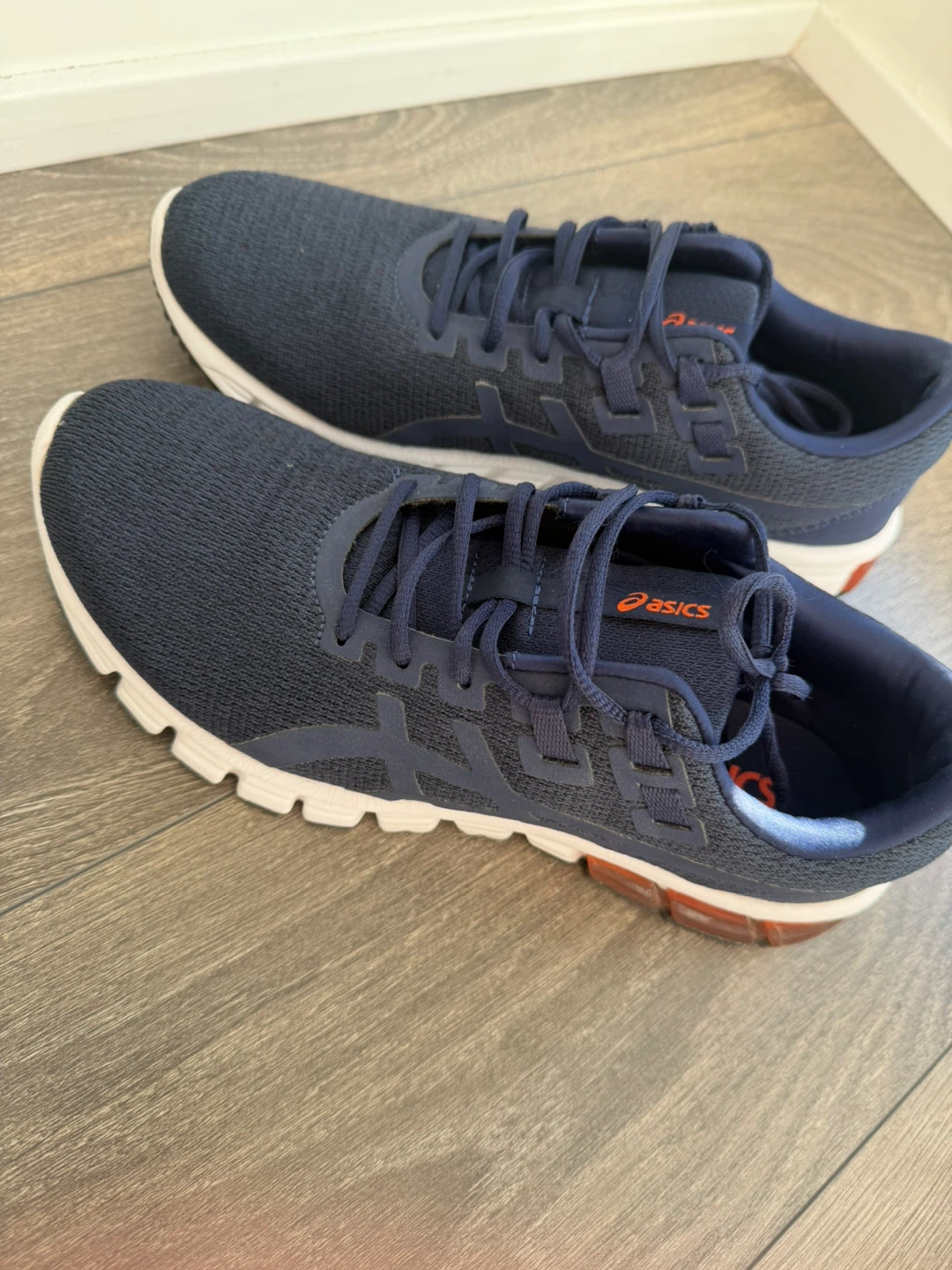 Asics men Shoes Navy Blue