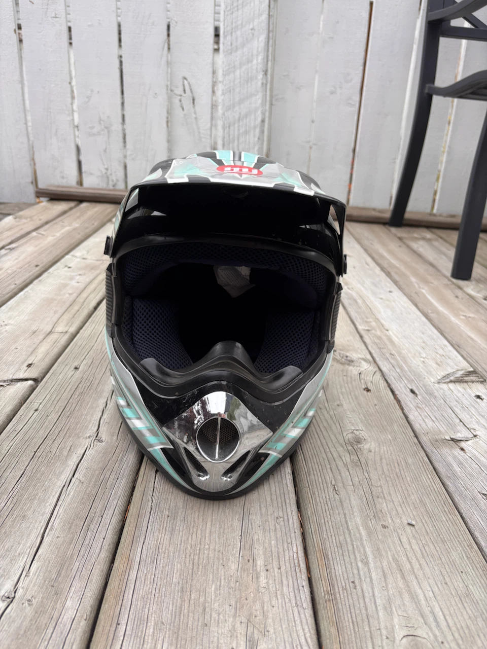 Kids Motocross Helmet and Chest Protector - photo 3