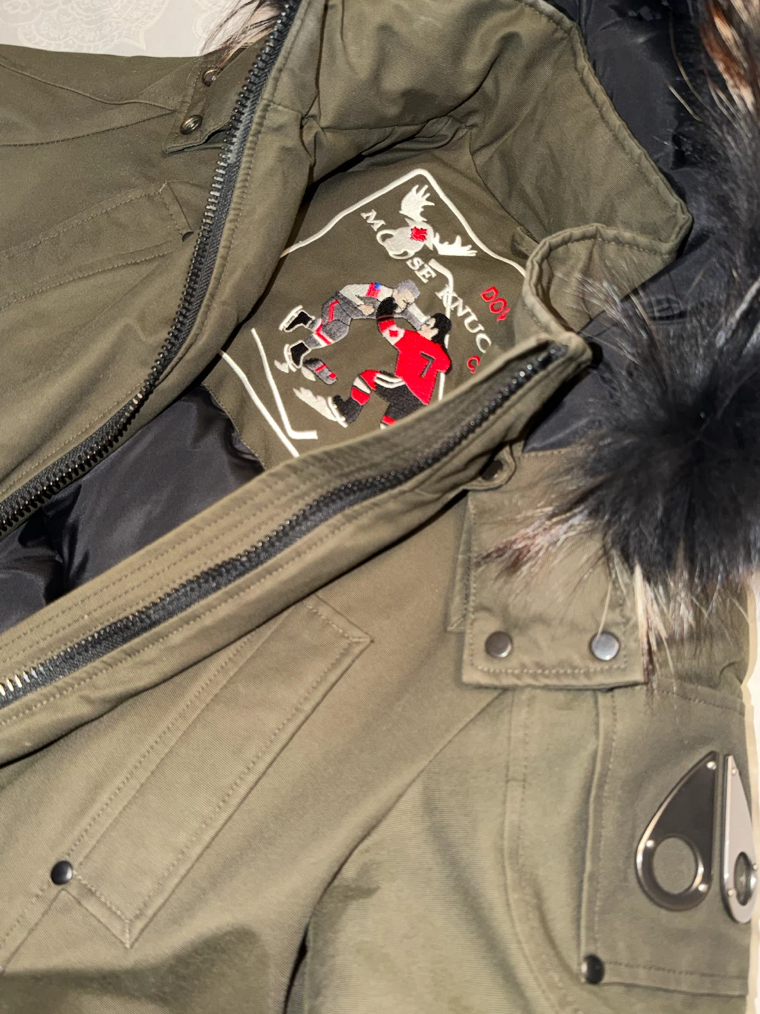 Moose Knuckles bomber Jacket
