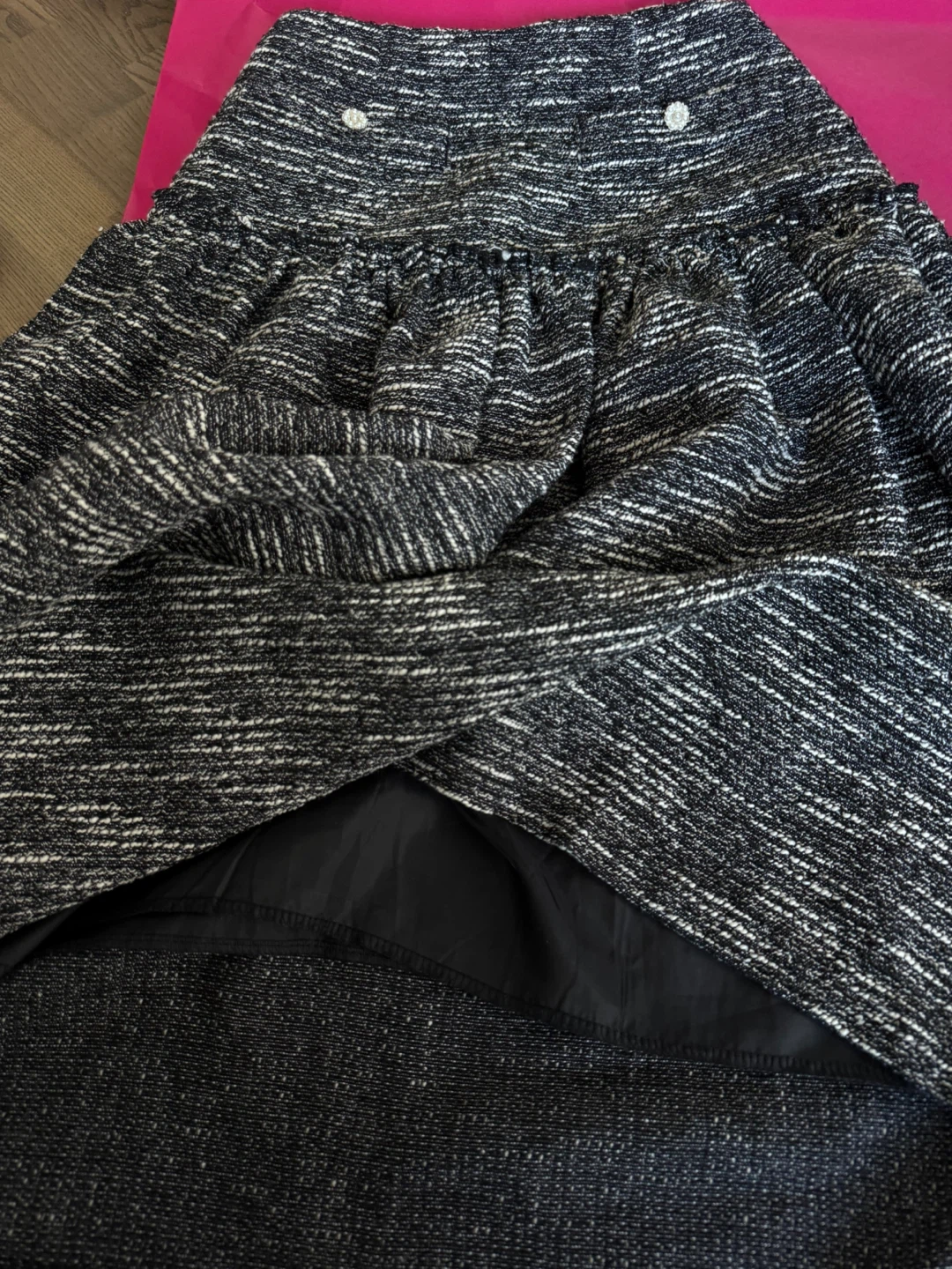 Designer’s Black and White Chanel Styled Skirt - photo 2