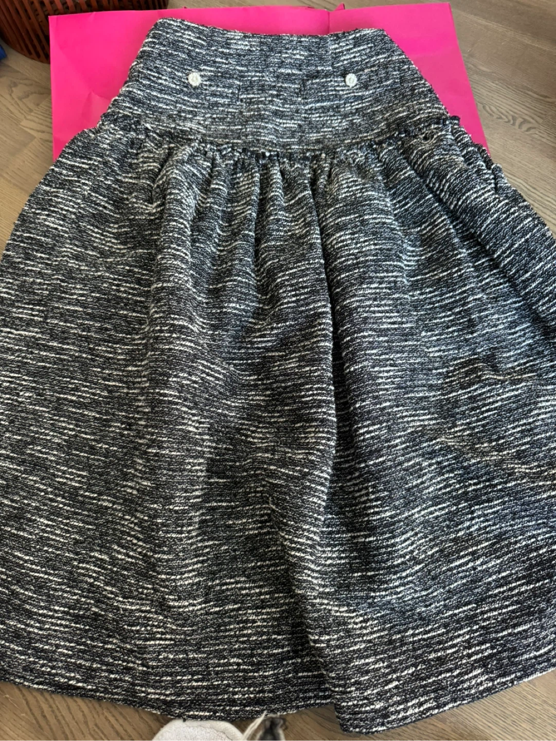 Designer’s Black and White Chanel Styled Skirt - photo 5