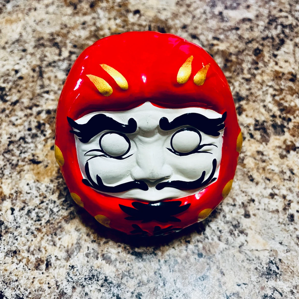 Daiso Daruma Figurine Decor