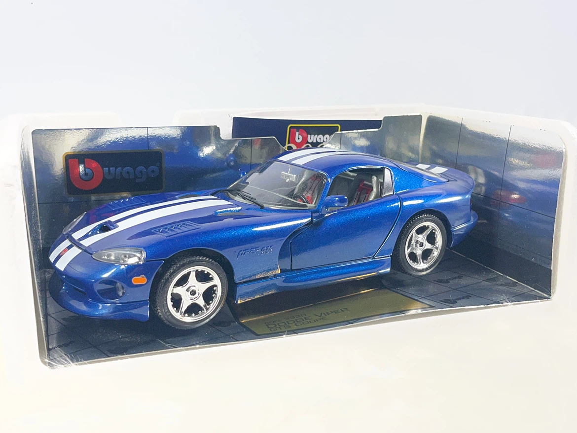 Vintage 1:18 Bburago 1996 Dodge Viper GTS Coupe - Made in Italy
