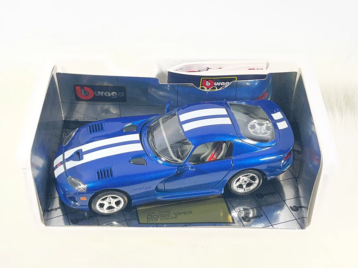 Vintage 1:18 Bburago 1996 Dodge Viper GTS Coupe - Made in Italy - photo 5