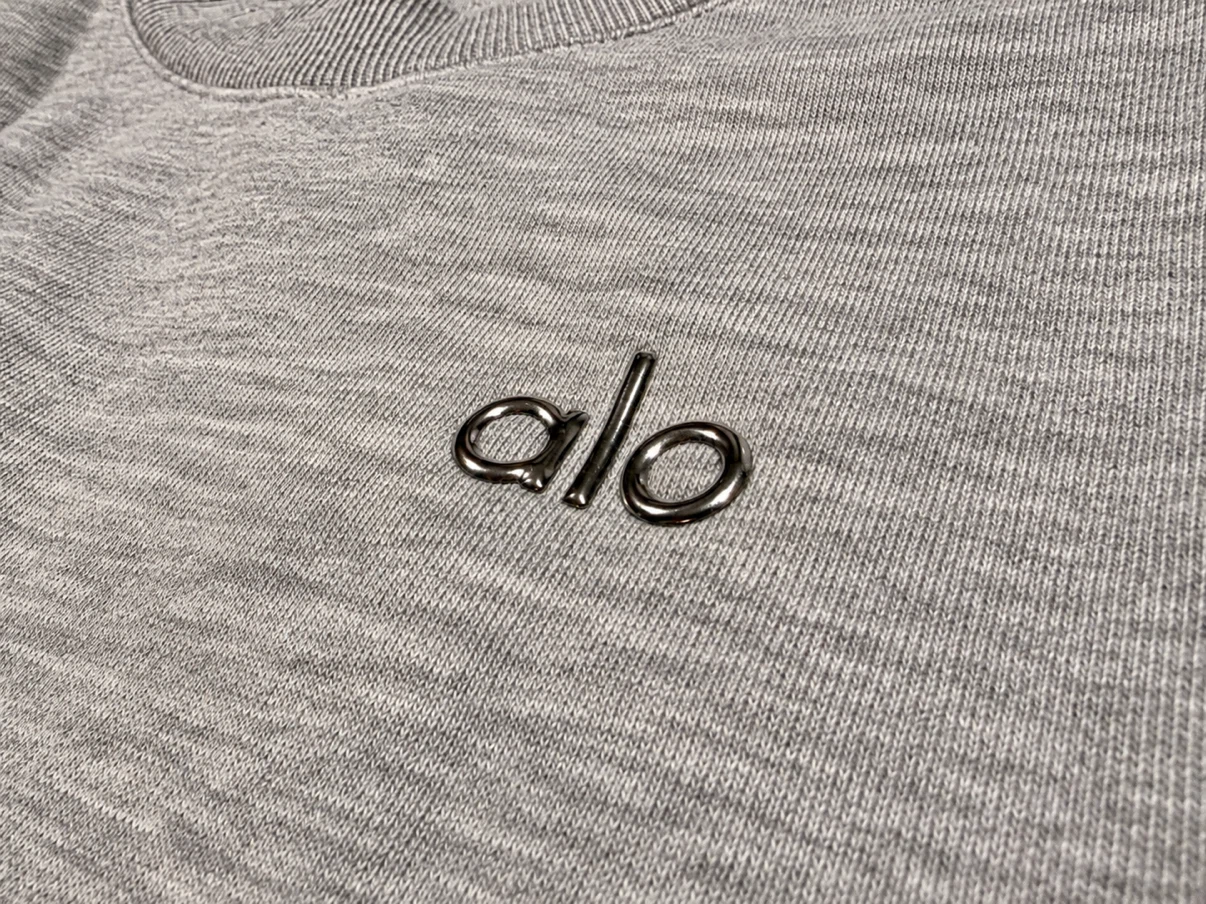 Alo Yoga Crewneck Sweatshirt - Grey - photo 4