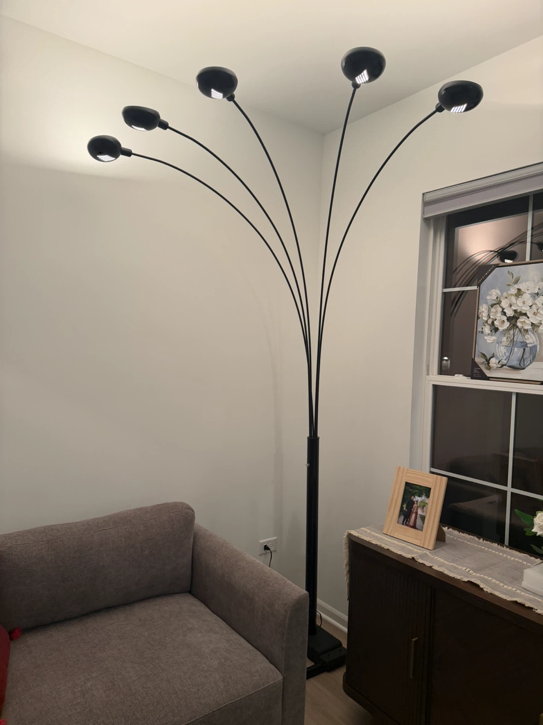Ore International 5-Arm Arch Floor Lamp