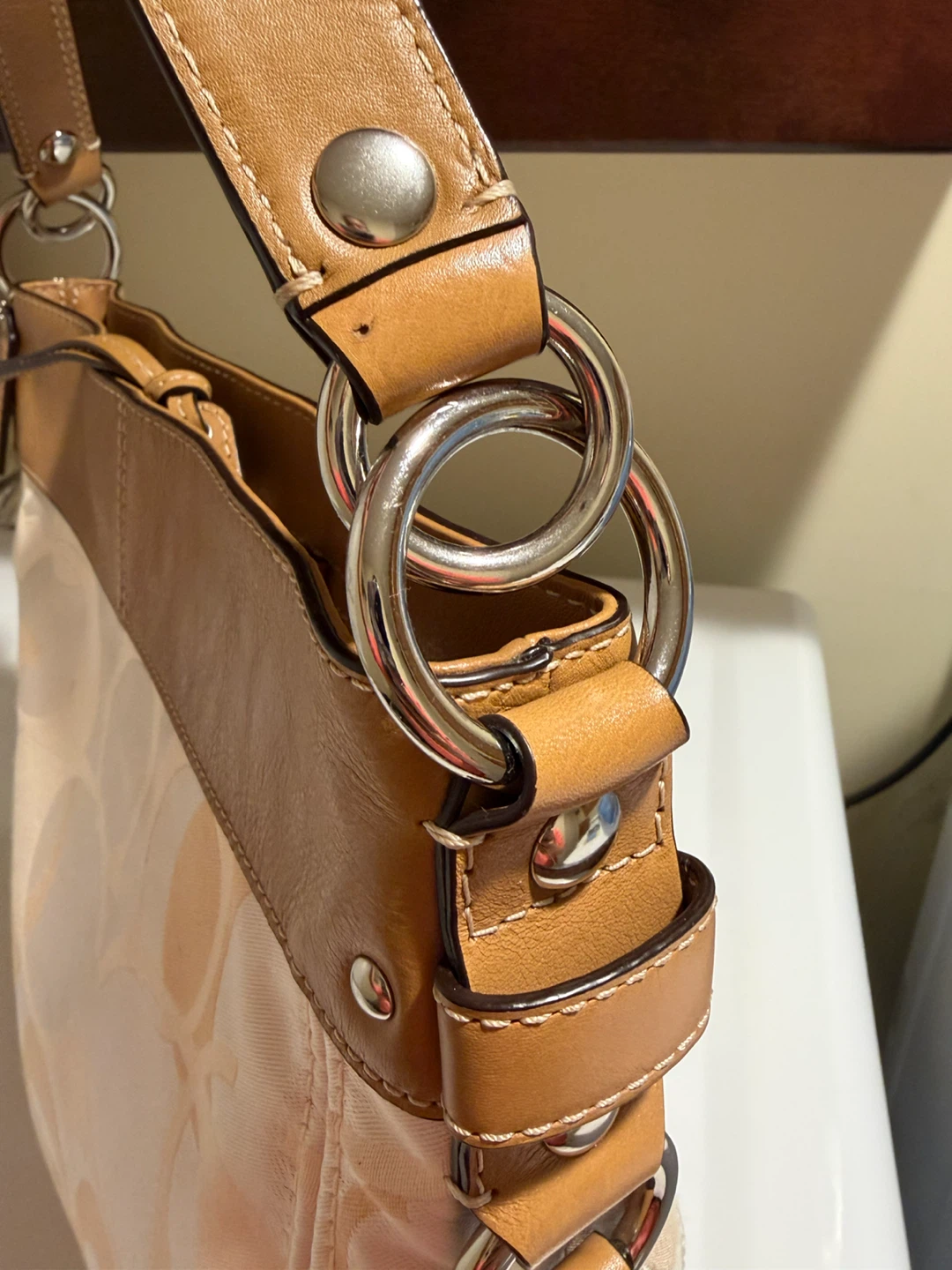Coach Signature Hobo Shoulder Bag - photo 4