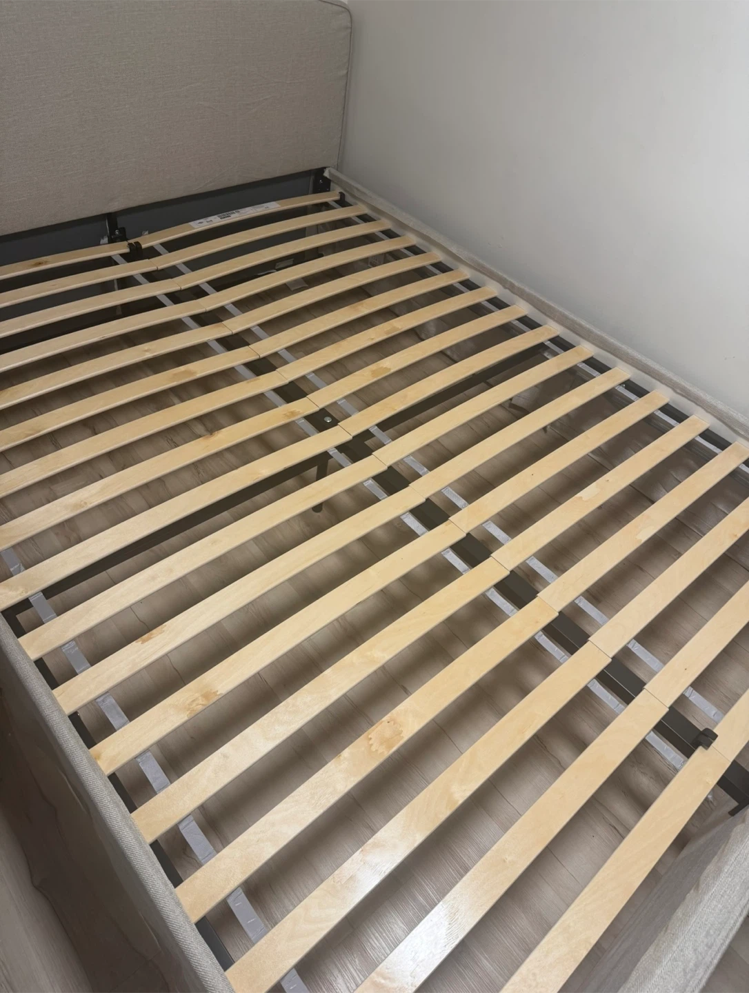 IKEA Queen bed frame and mattress - photo 3