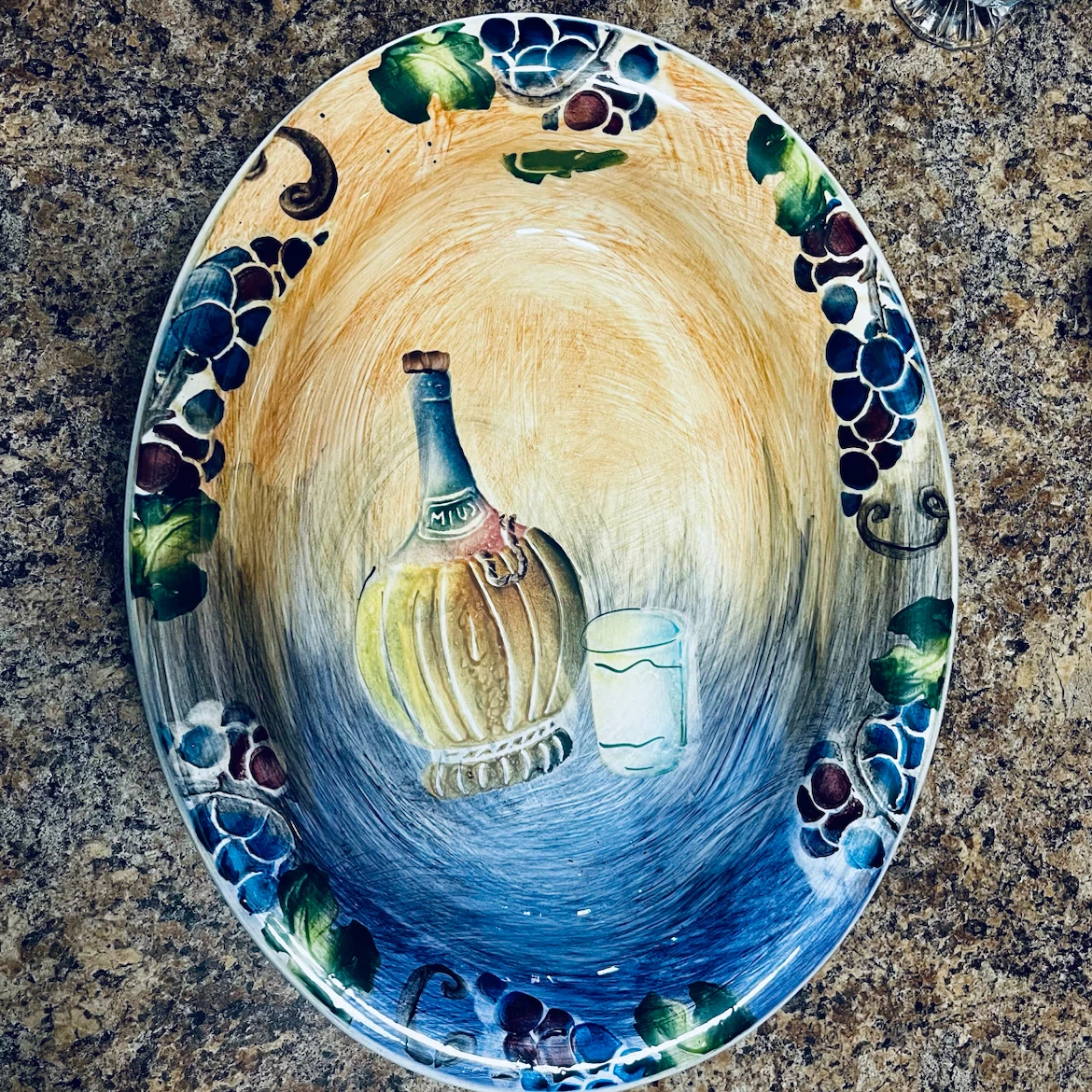 Aurora Oval Ceramic Platter