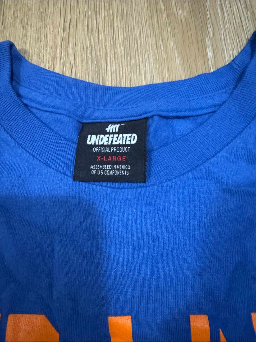 Undefeated Mens Blue T-Shirt Size XL - photo 2