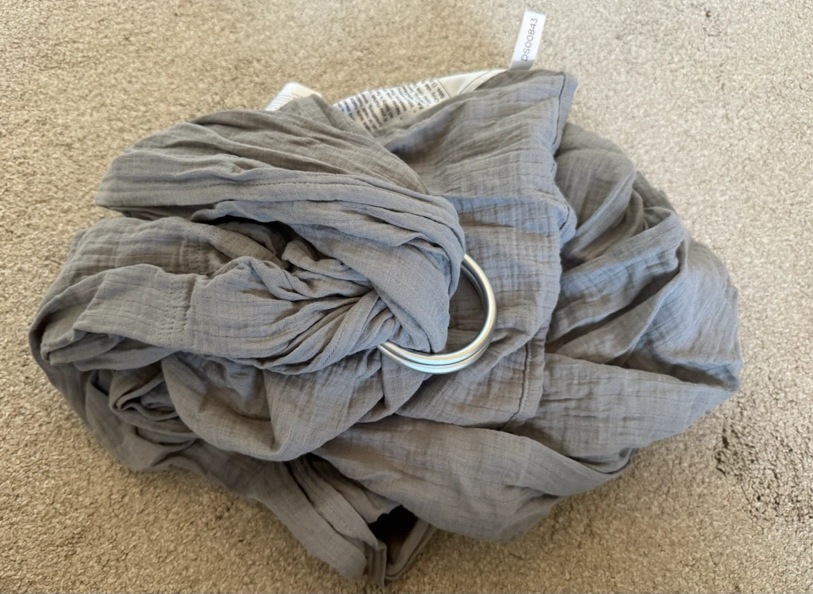 Moby Ring Sling Baby Carrier - Grey - photo 2