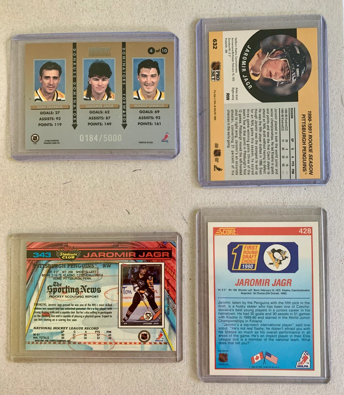 Jaromir Jagr Hockey Cards - photo 2