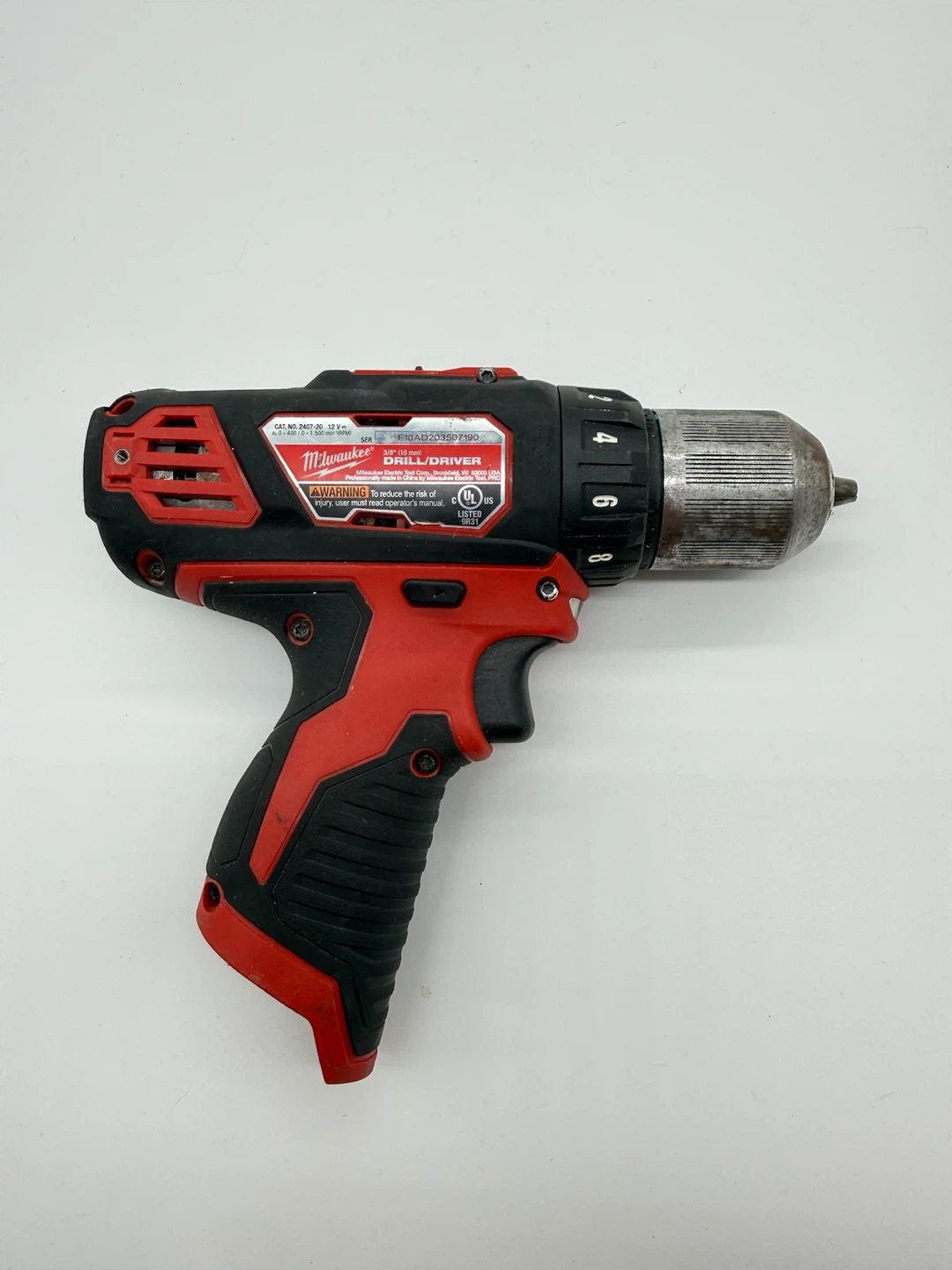 Milwaukee M12 Lithium-Ion Cordless 3/8-inch Drill/Driver 2407-20 - photo 2