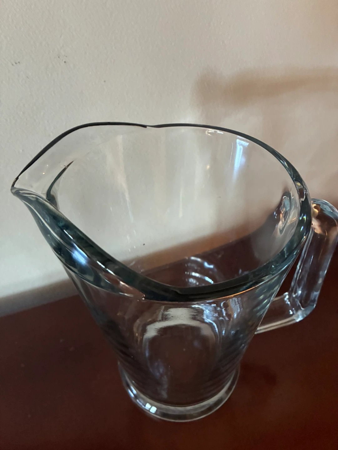 Sleek Glass Pitcher – Water, Lemonade, Sangria – Retro Style - photo 2