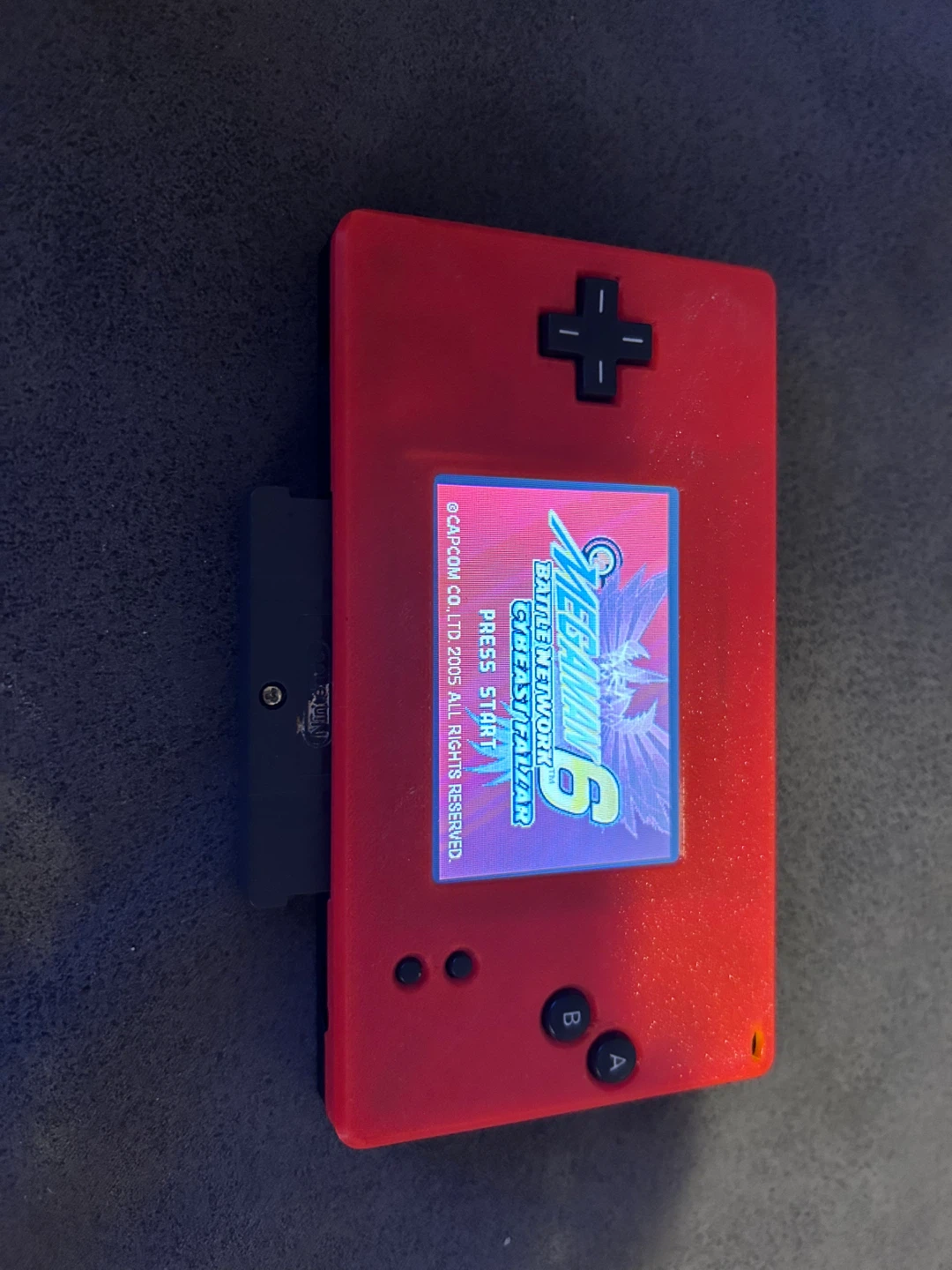 Nintendo Game Boy Micro Red with Mega Man 6 Game