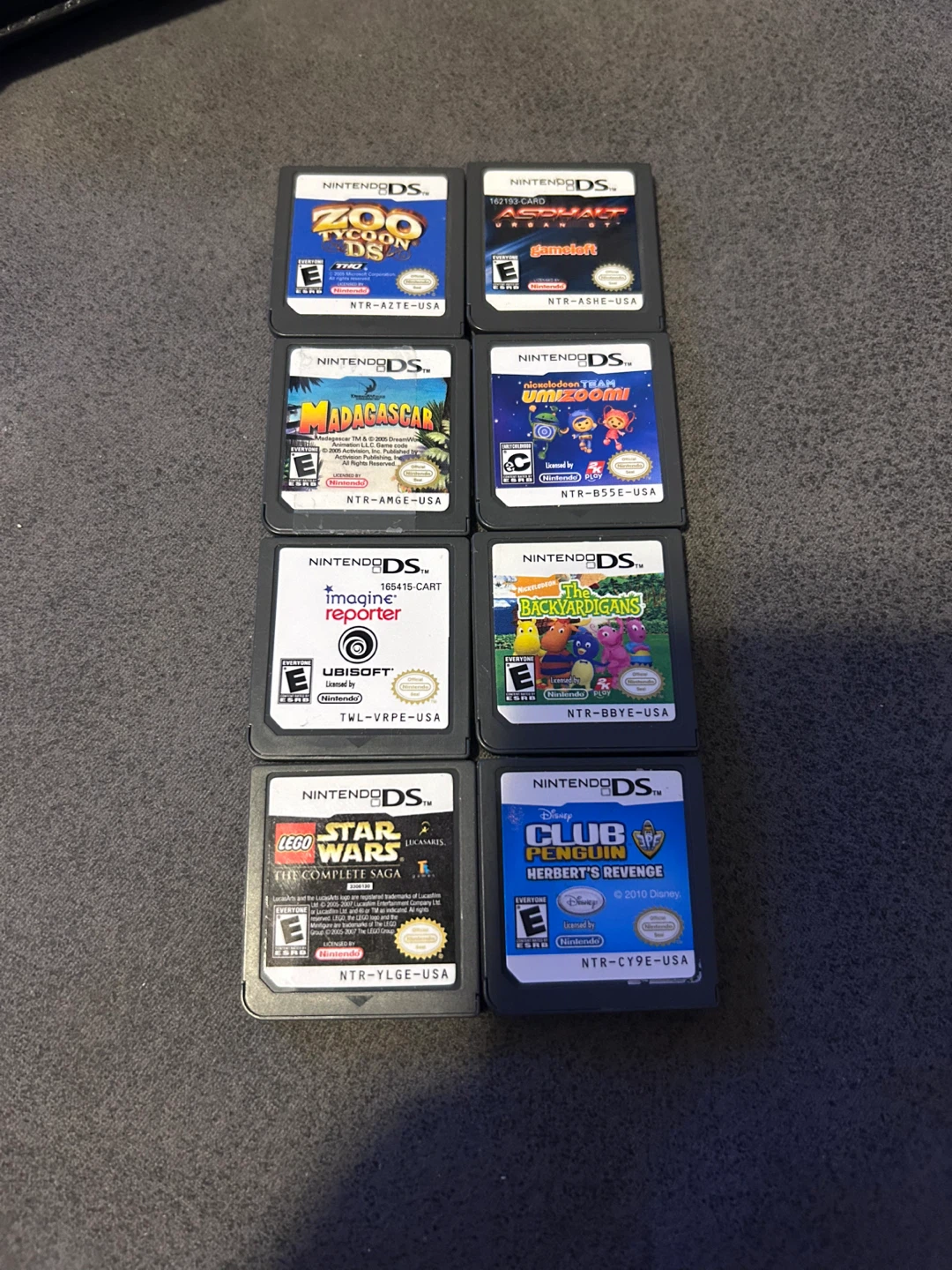 Lot of 8 Nintendo DS Games