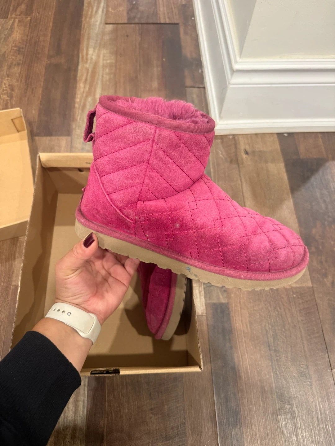 Pink UGG Quilted Boots - photo 3
