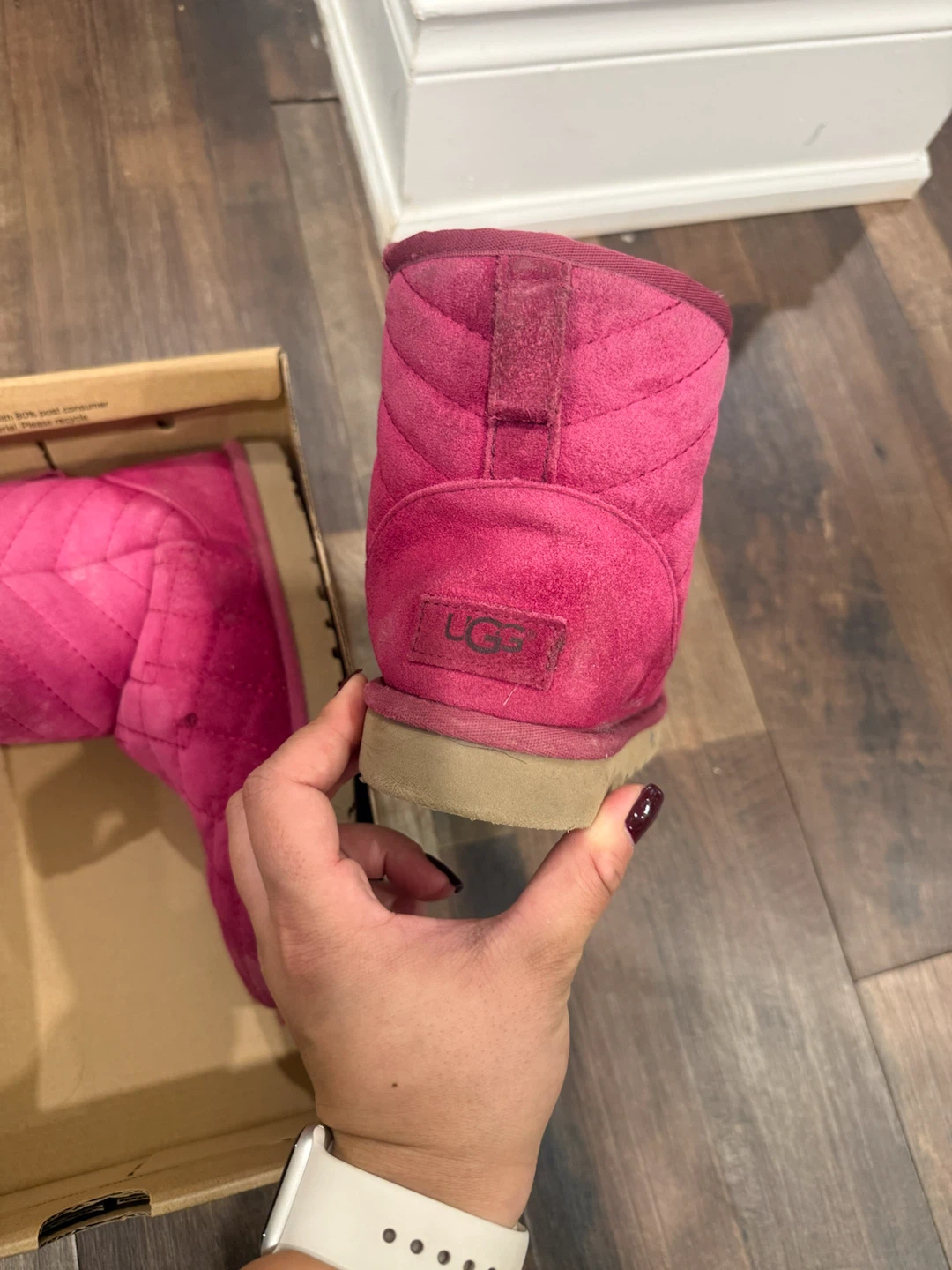Pink UGG Quilted Boots - photo 4