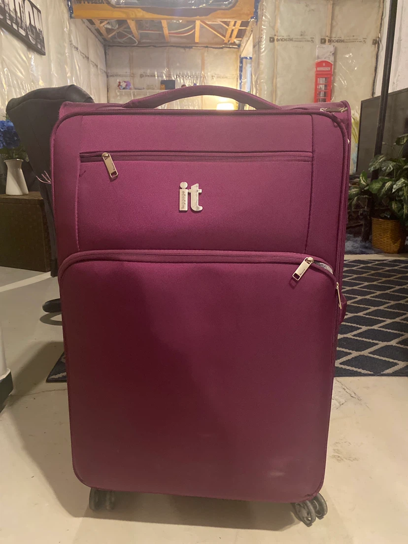 IT luggage Purple Spinner Suitcase