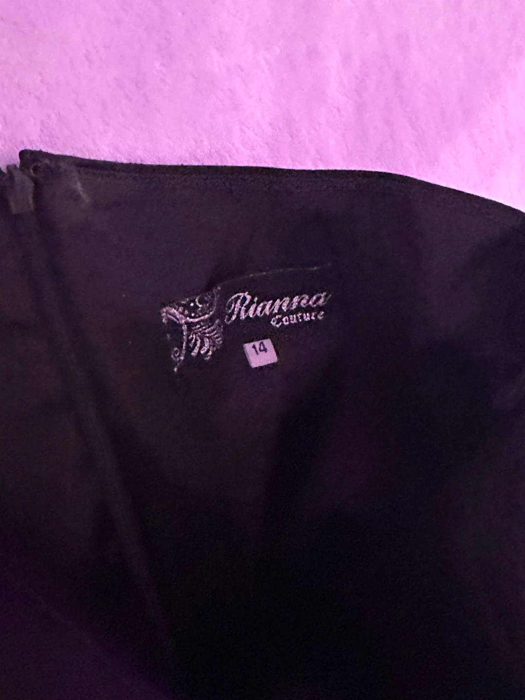 Rianna Couture One-Shoulder Black Formal Gown - photo 3