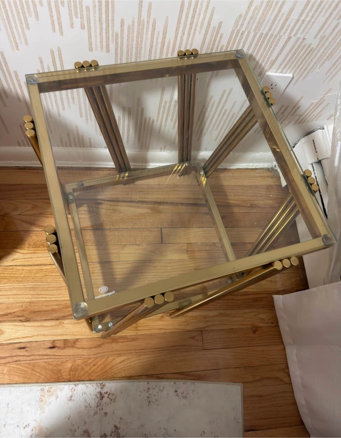 Bassett Mirror Co. Gold Tone Side Table - photo 2