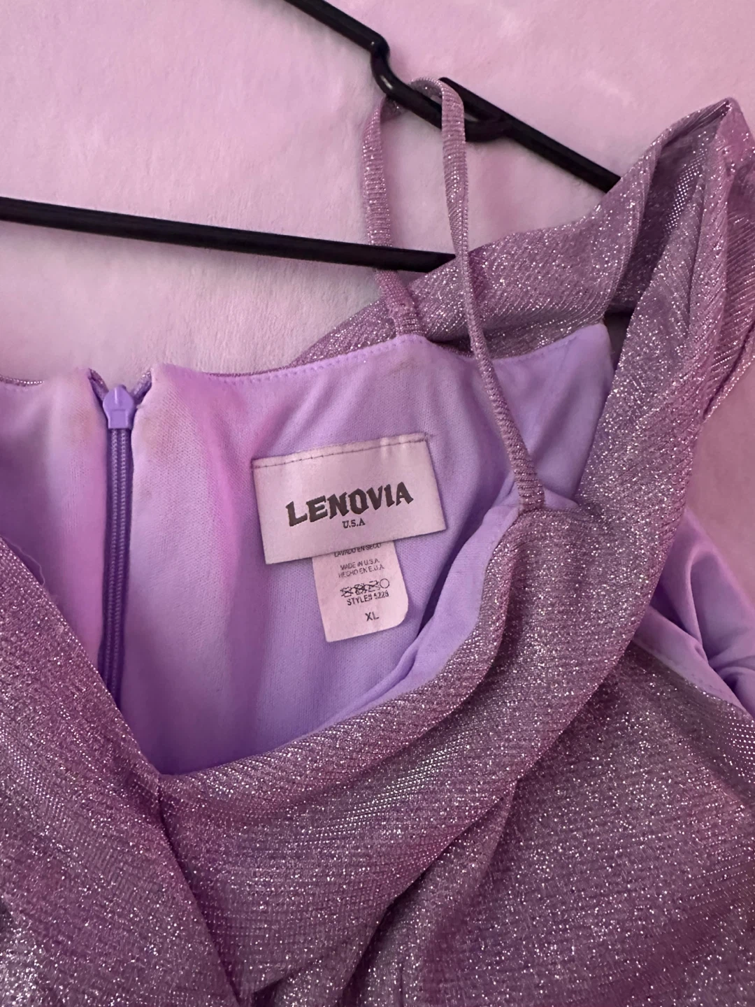 Lenovia Purple Glitter Dress XL - photo 4