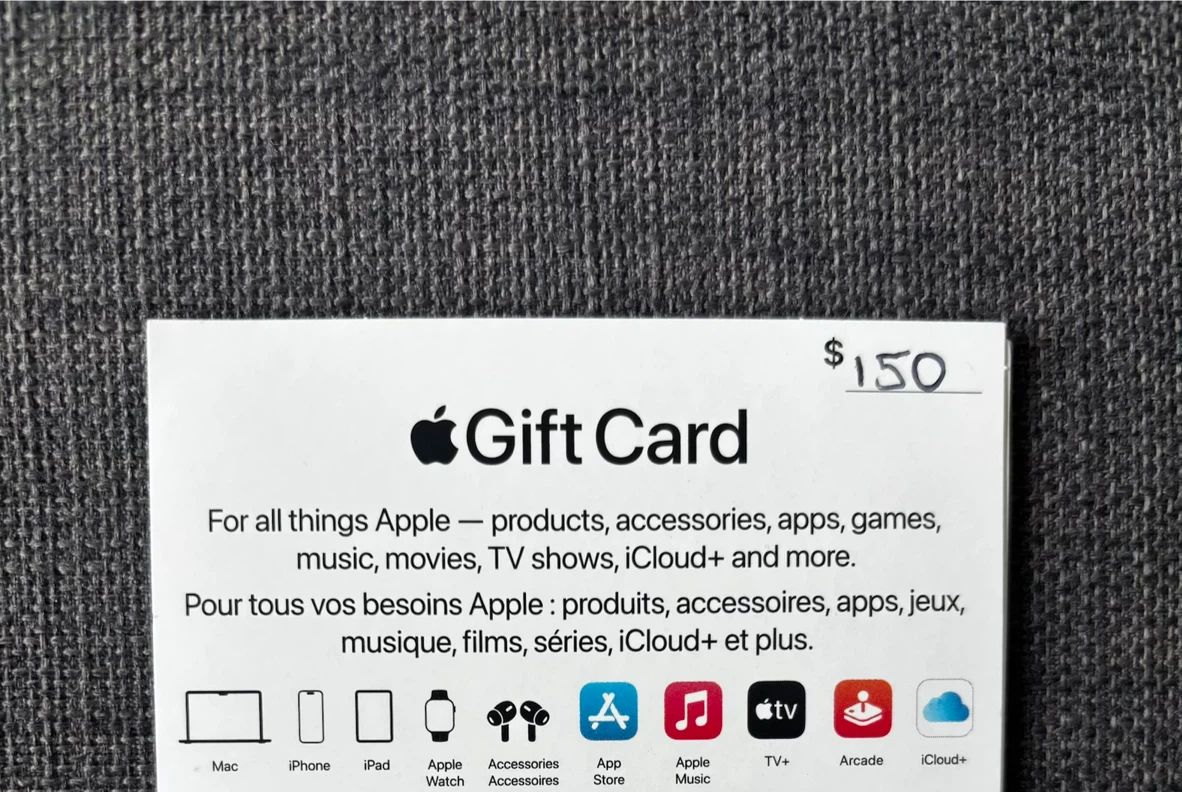 $150 Apple Gift Card - photo 2